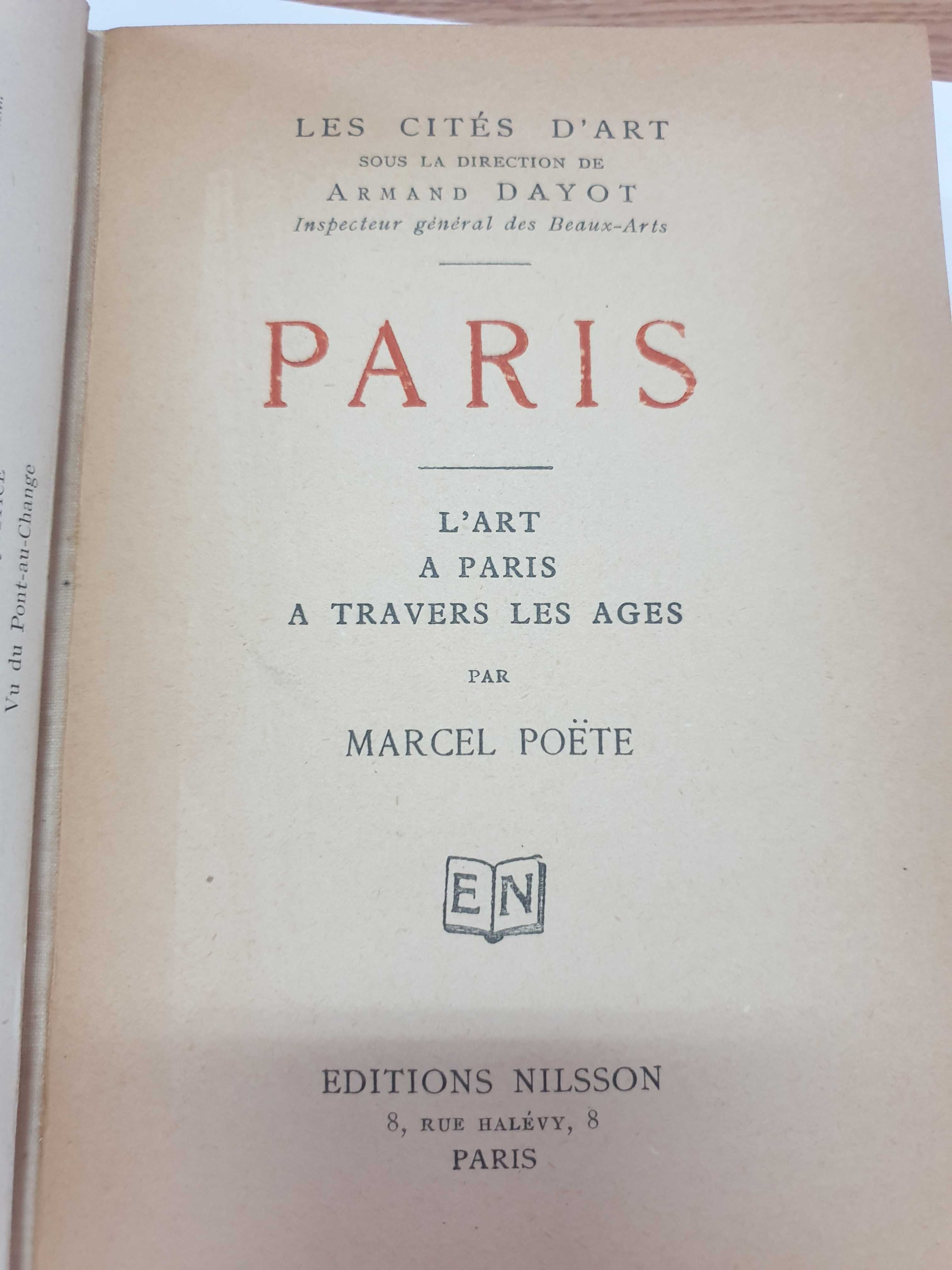 Ghid turistic Marcel Poete-Paris,1924,editia Nilsson,cartonat,franceza