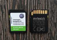 НОВО Rns310 EAST Europe V12 SD card RNS310 2020гд SEAT SKODA Volkswage