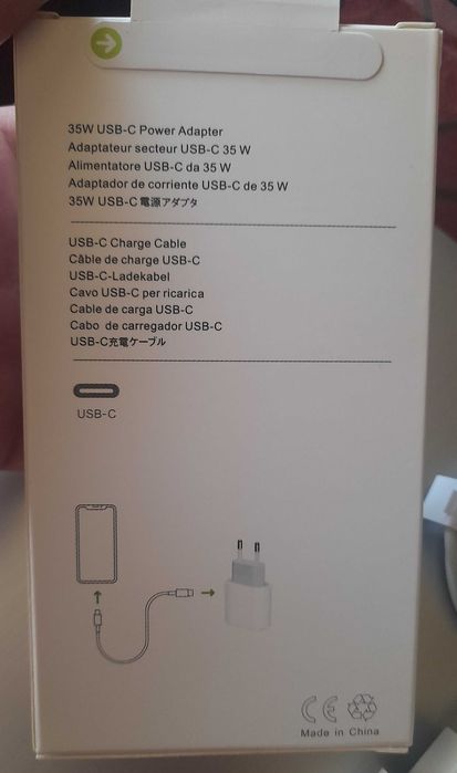 set incarcator 35w fast charge iPhone 15 16 17 Pro Max , noi sigilate