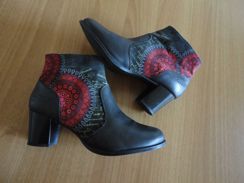 N37 Desigual/естествена кожа/дамски боти