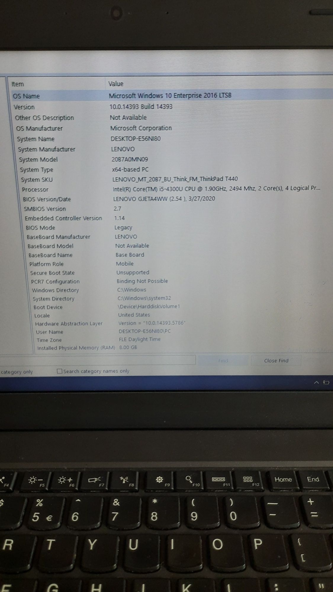 Lenovo ThinkPad T440 + зарядно