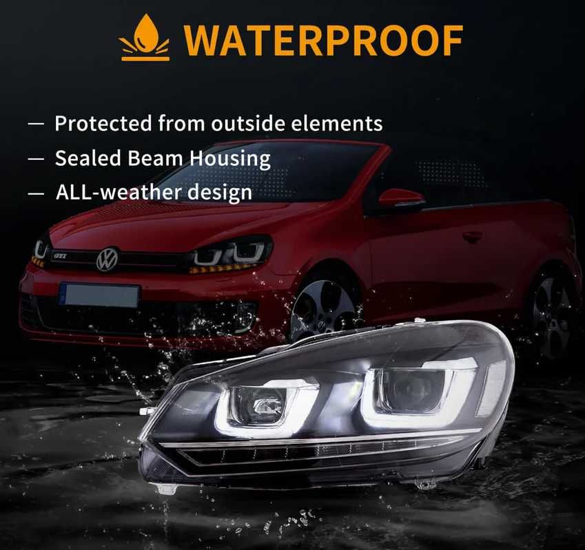 LED тунинг фарове Mk6 Volkswagen GOLF  2008-2014
