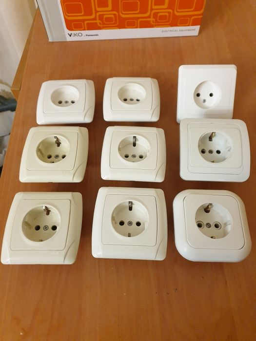 Розетки  Выключатели