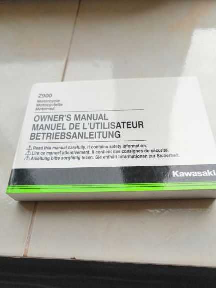 Carenaj far, toba, semnalizari, stikere, manual Kawasaki Z900