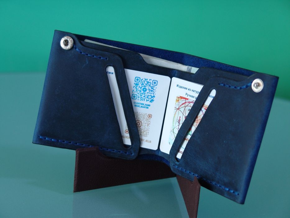 Кожа. Ручная работа. Кошелёк.