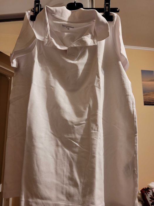 Vand trcou alb polo, 155-167 cm