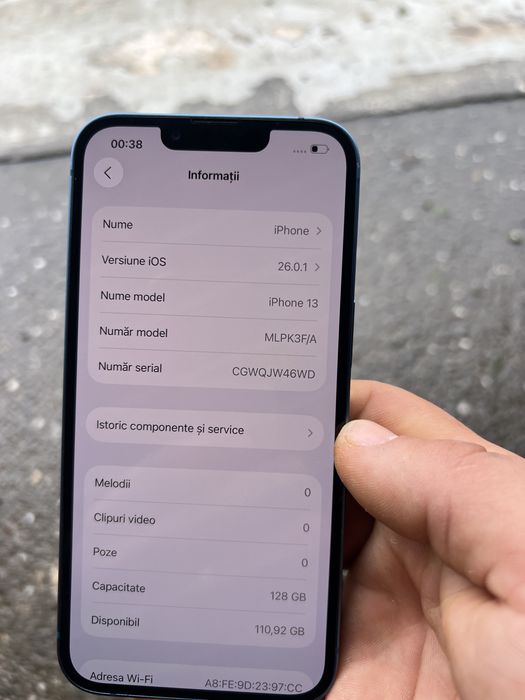 iPhone 13 Blue 128GB 100% Baterie 10/10 11 12 14 15 Pro Max Samsung A