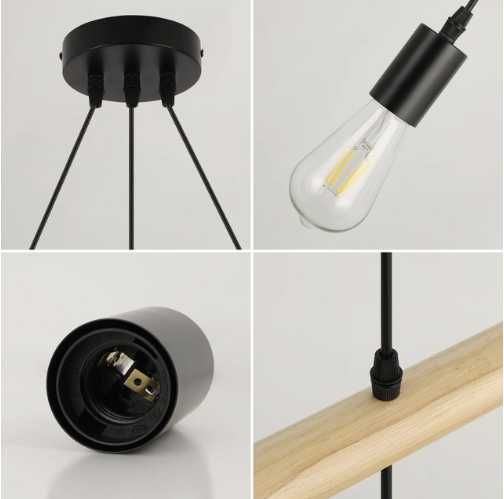 Lustra model Industrial cu 3 becuri