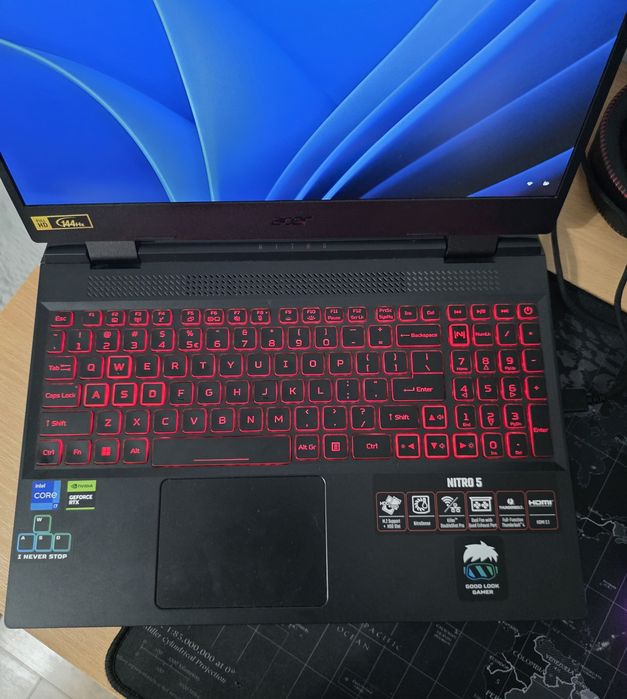 Laptop Gaming Acer Nitro 5 AN515-58  i7-12700H RTX3050