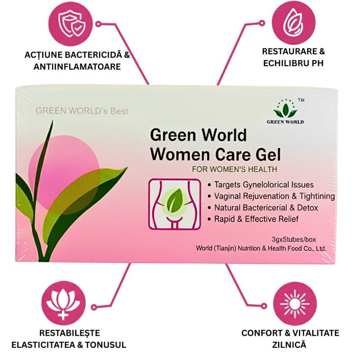 Gel Vaginal WOMEN CARE Sanatate Sexuala Intima Bactericid Ginecologic