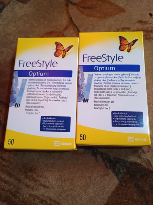 Тест ленти  за глюкомер  Free Style