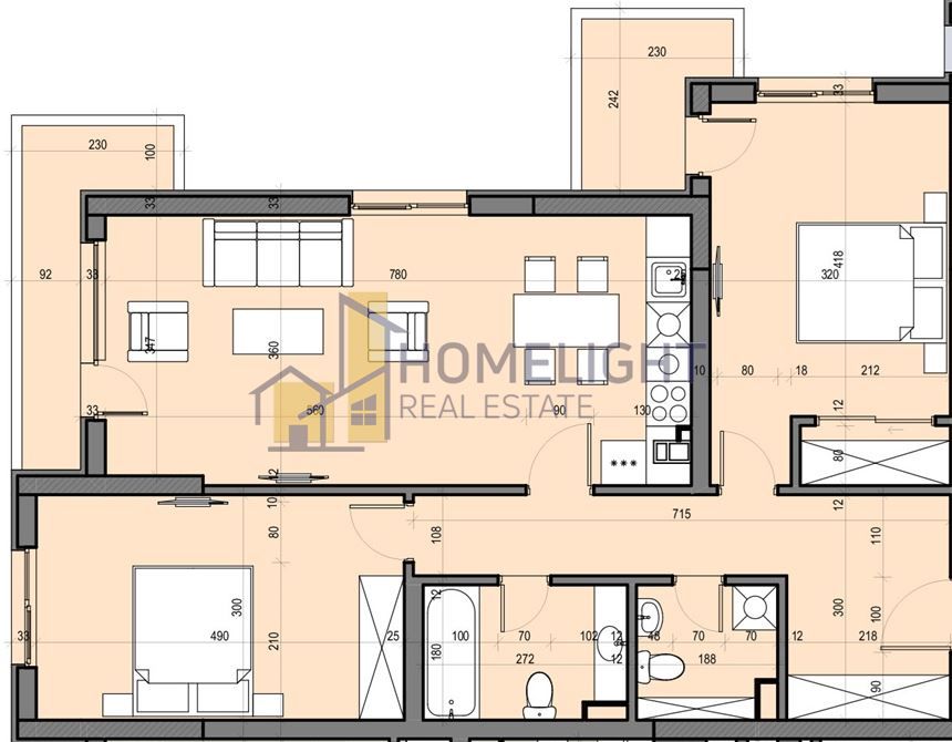Продава се Тристаен апартамент в София, Студентски град - 125 кв.м за 1794 €/кв.м - Снимка #2