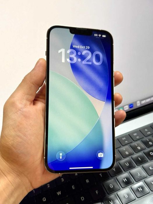 iPhone 13 Pro Max 256GB Silver Перфектен