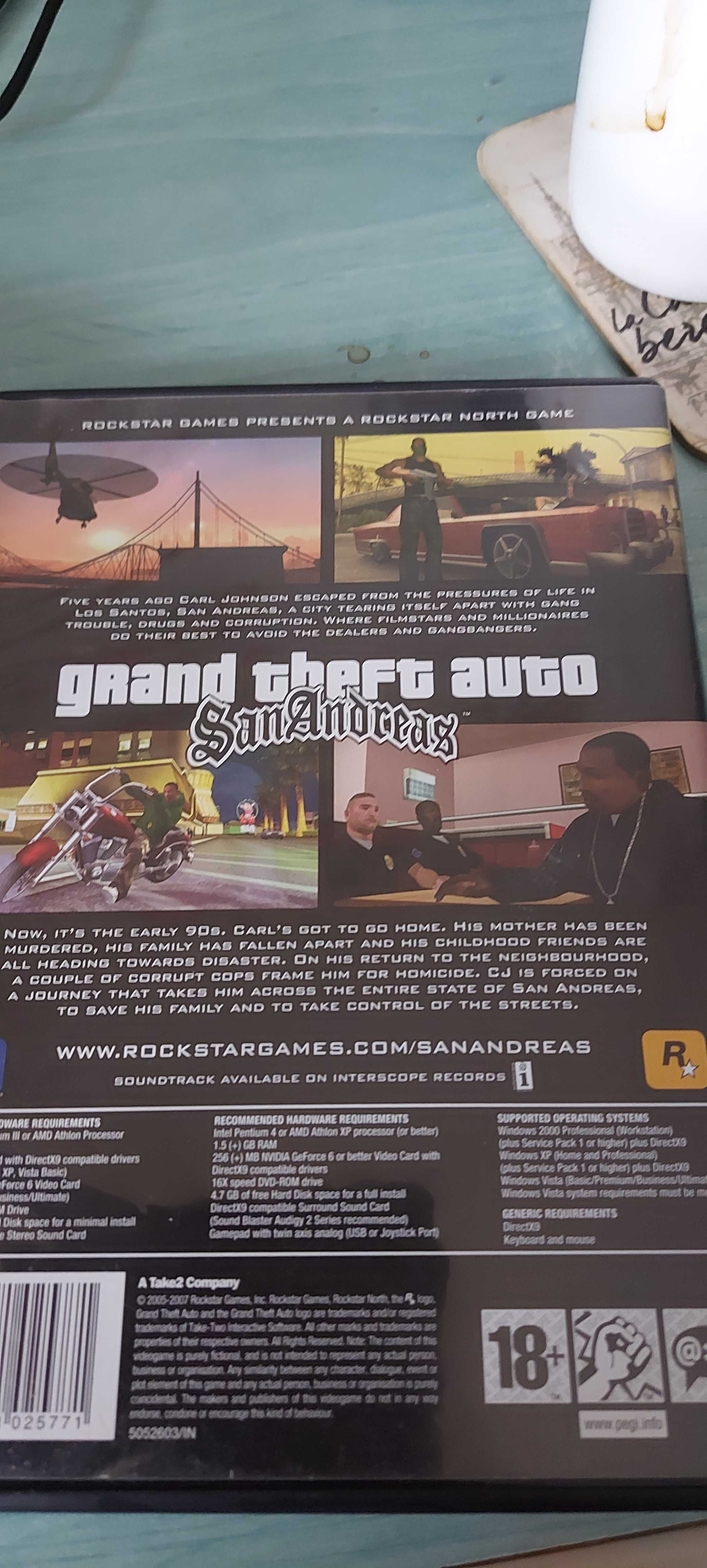 Vând joc original DVD GTA San Andreas , doar în Onești !