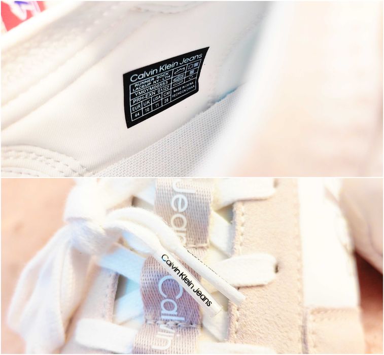 Calvin Klein Jeans Runner Sock Laceup чисто нов маратонки 44 номер 28с