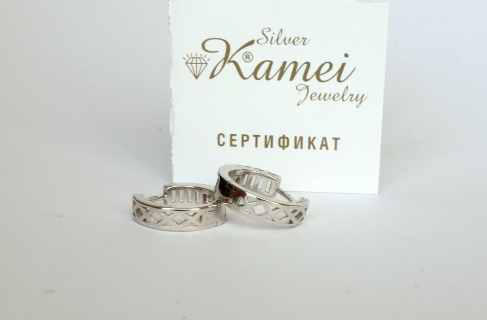 Дамски сребърни обеци