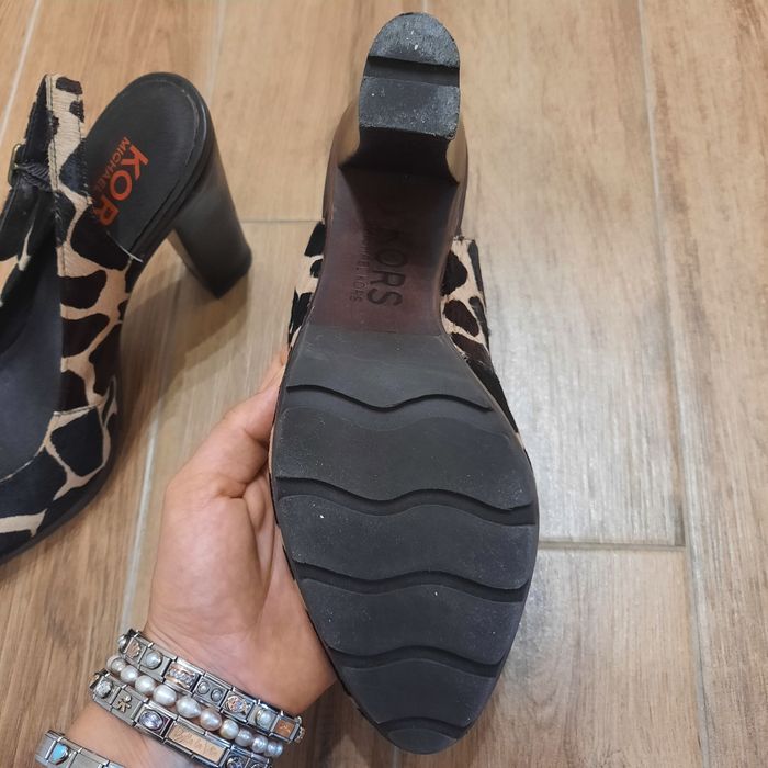 Кожени леопардови сандали MICHAEL KORS 39ти номер/9М