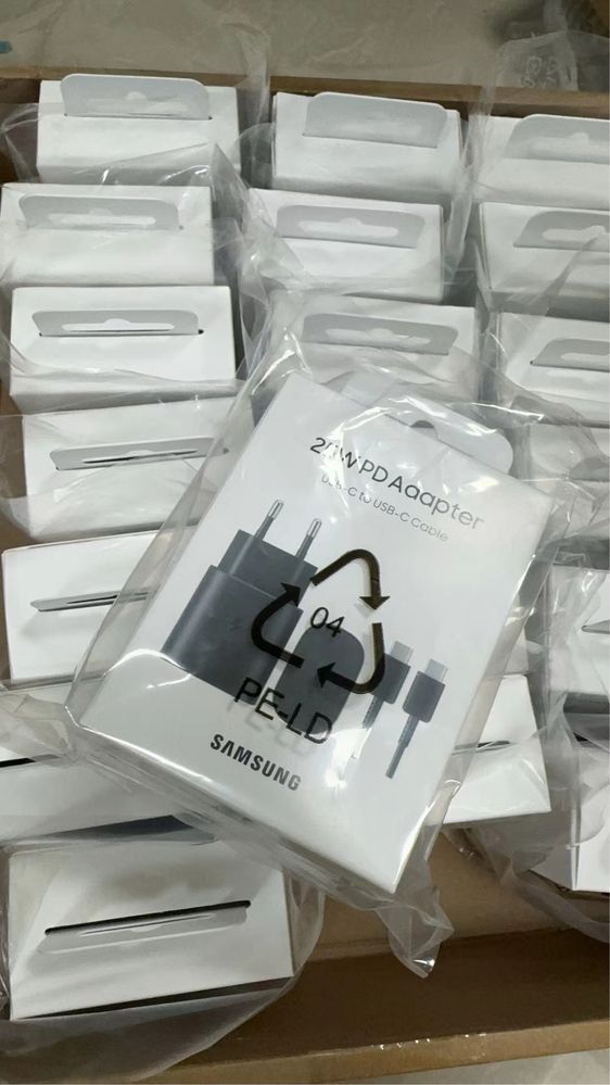 Samsung 25w 45w 65w, оригинальный блок питания, зарядка