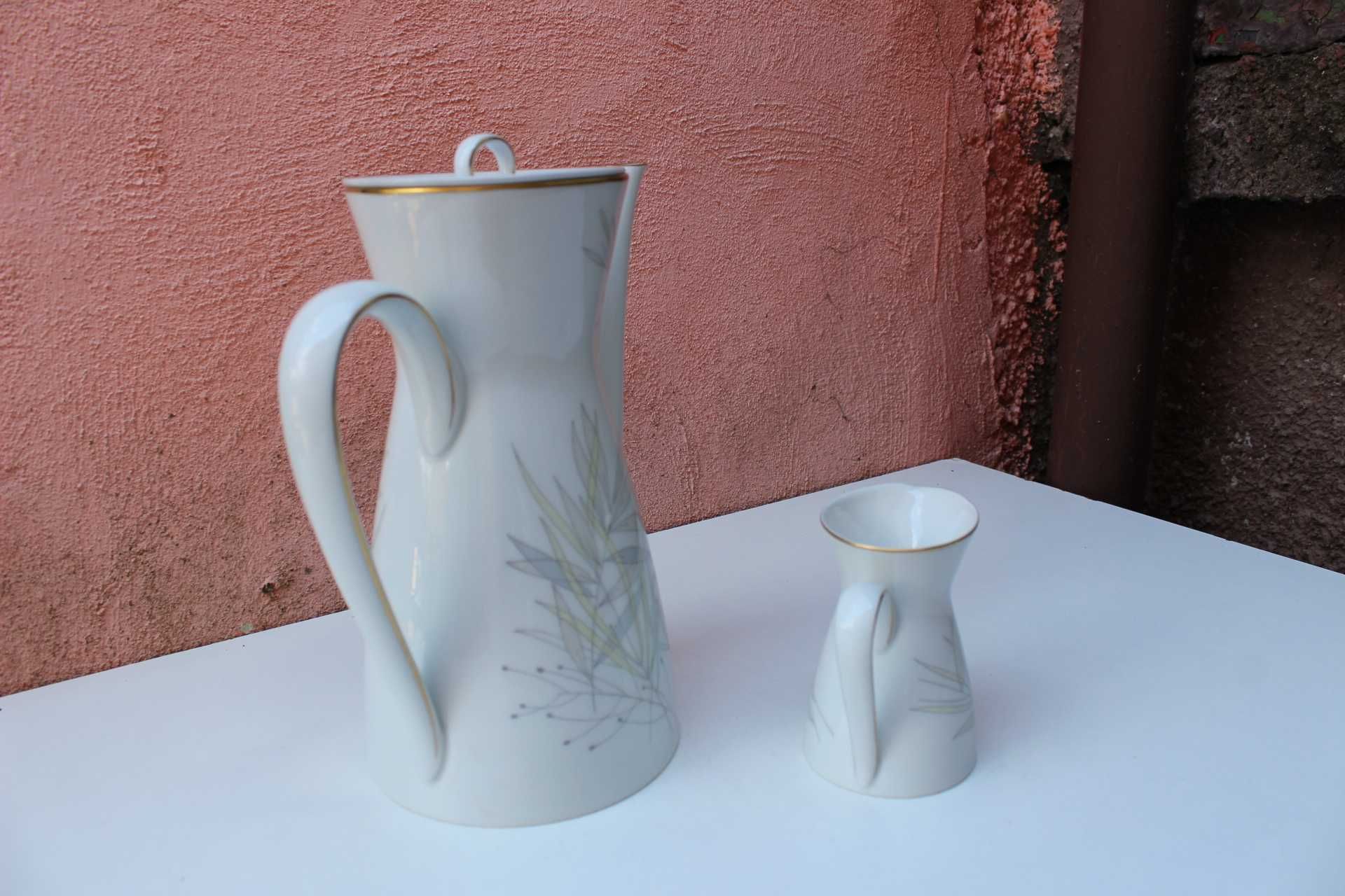 Set portelan colectie ROSENTHAL Grasses, Germania, ceainic si latiera
