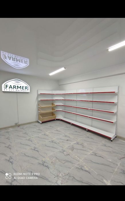 Стеллаж металлические полки для магазина овощные чипсы специй