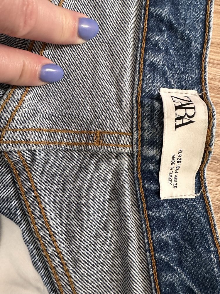 Къси дънкови панталони ZARA