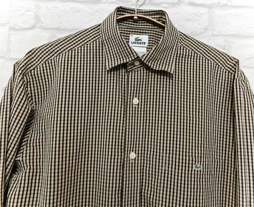 LACOSTE Оригинална мъжка риза с дълъг ръкав размер 41