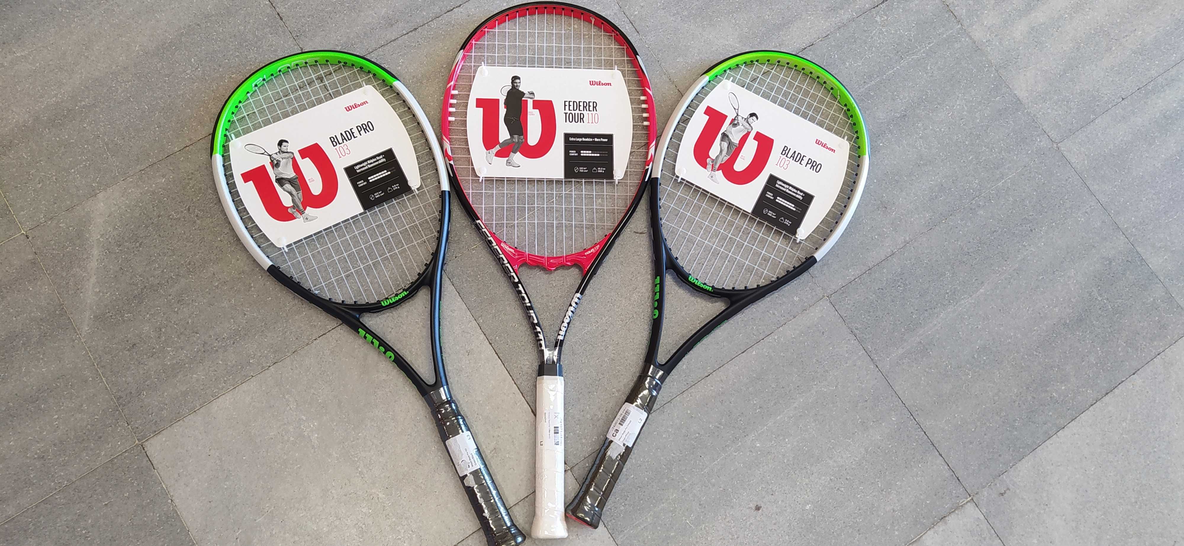 Нови Тенис ракети BABOLAT HEAD WILSON new