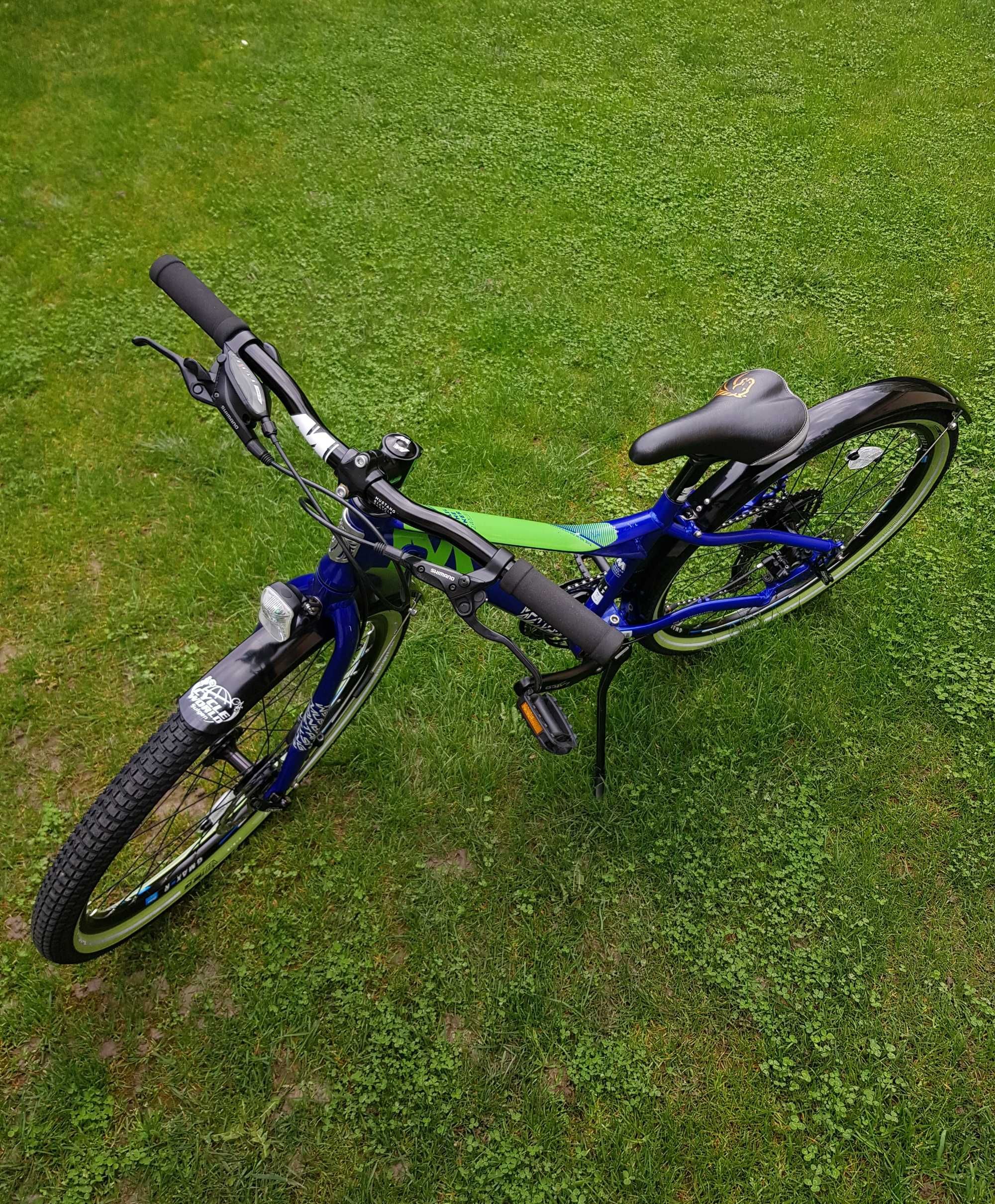 Bicicleta MTB, copii, Checker, aluminiu, frane hidraulice, roti pe 24"