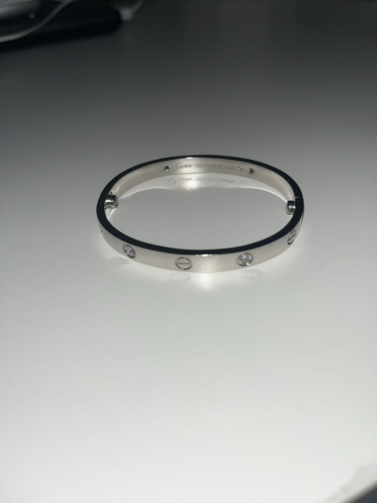 Гривна Cartier сребърна