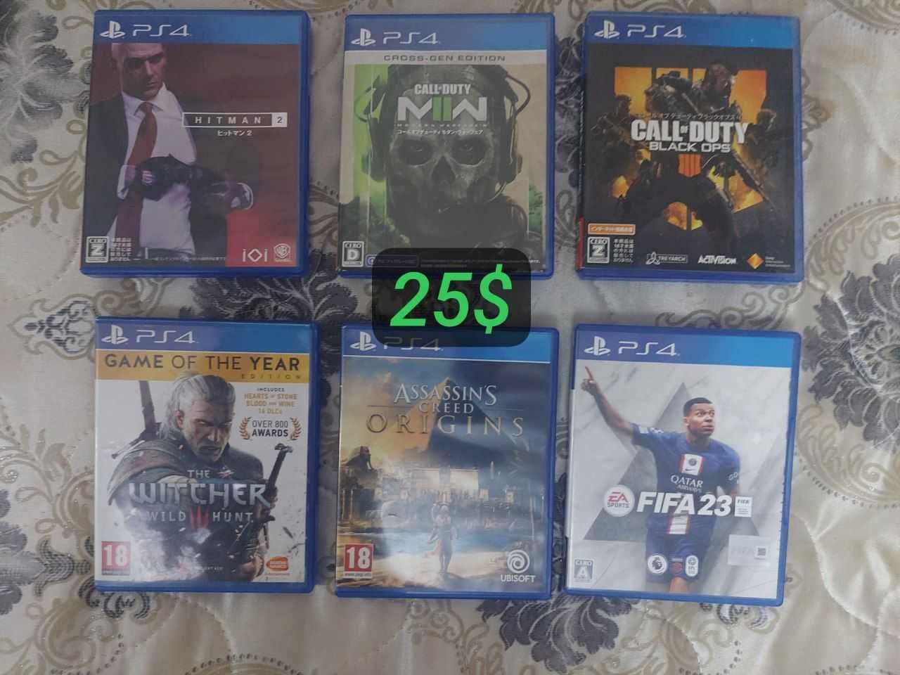 Playstation 4 uchun Fifa25 FC25 Gta 5 va boshqa o'yin disklar