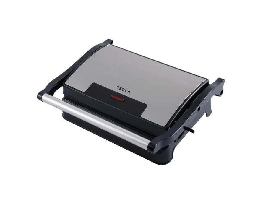 Sandwich maker/grill TESLA GR100BX, 700 W, 23x14.5 cm, negru/inox