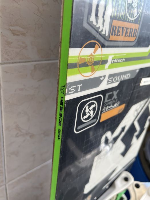 Snowboard Heelside Reverd 155W с обувки Atomic Team one 43.5