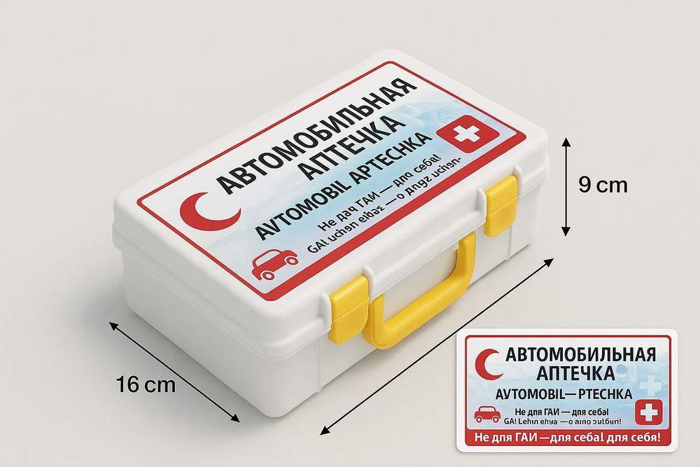 Universal avto aptechka – sayohat, sport, tog‘, uy va ofis uchun