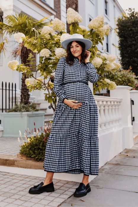 * Карирана рокля *