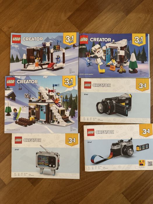 Vand 10kg piese LEGO Minecraft impreuna cu revistele pentru asamblare