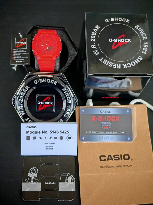 Casio G shock 10 бр за 370 лв, нови Касио часовници с кутии