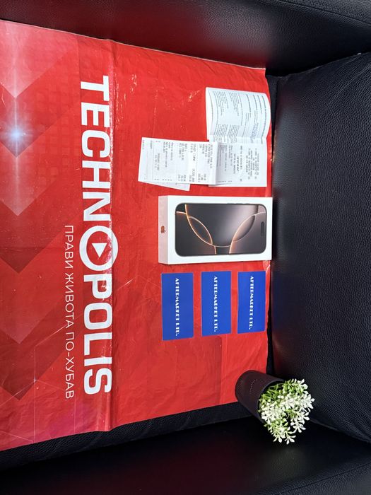 КАТО НОВ 256GB iPhone 16 Pro Technopolis Гаранция 2027 г. Desert