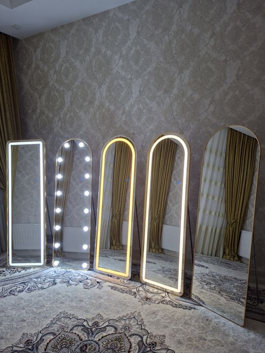 Напольное зеркало можно использовать насетнным. Oyna kozgu sifatli