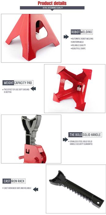 Крепежна Стойка За Автомобили, Коли, До 3 тона, 2 бр.
