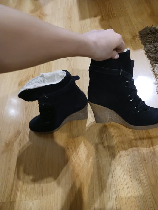 Велурени боти/ботуши Samsoe&Samsoe, 36 номер