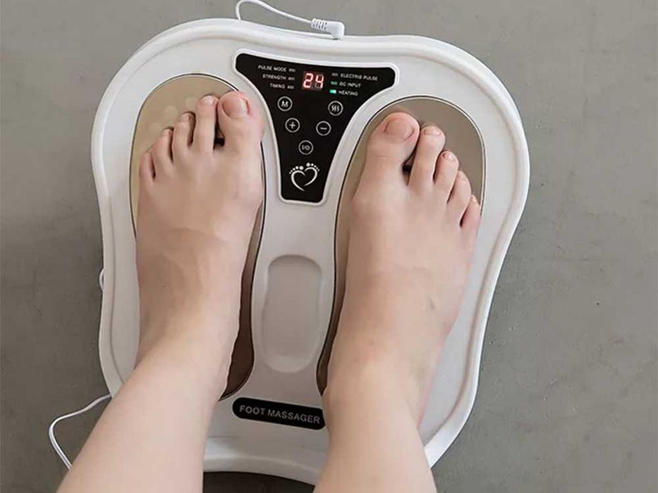 Aparat Electrostimulator si Masaj Relaxant ptr. Picioare cu Incalzire