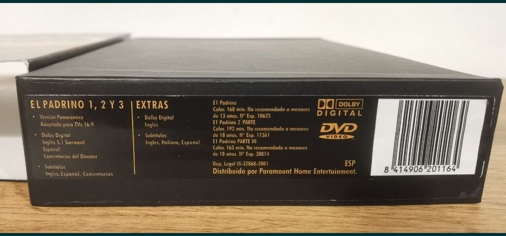 DVD The Godfather Trilogy E.T. Extra-terrestrial Collectors Edition