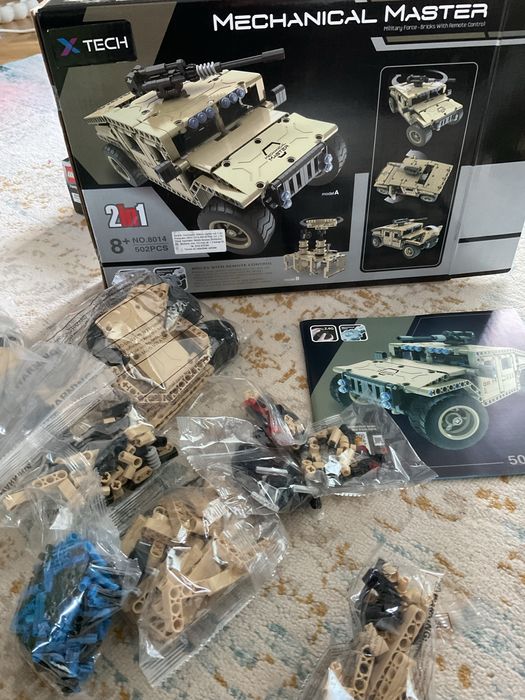 Set de constructie Mechanical Master mașinuța cu motor și telecomandă