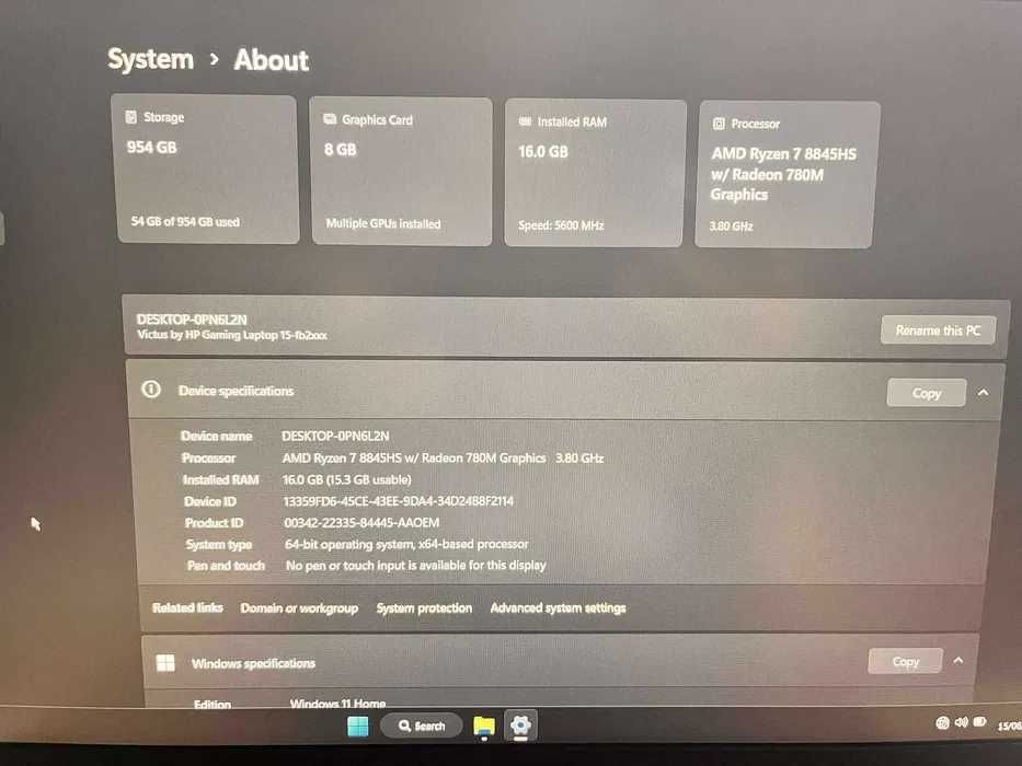 Laptop Gaming HP Victus
