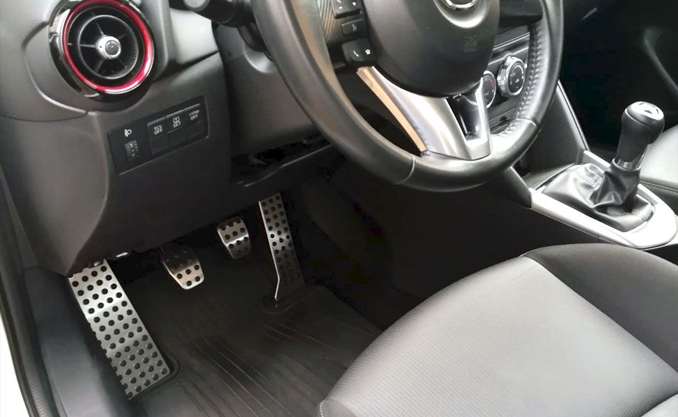 Ornamente INOX pedale si footrest Mazda 2 3 6 CX-3 CX-4 CX-5 CX-8 CX-9