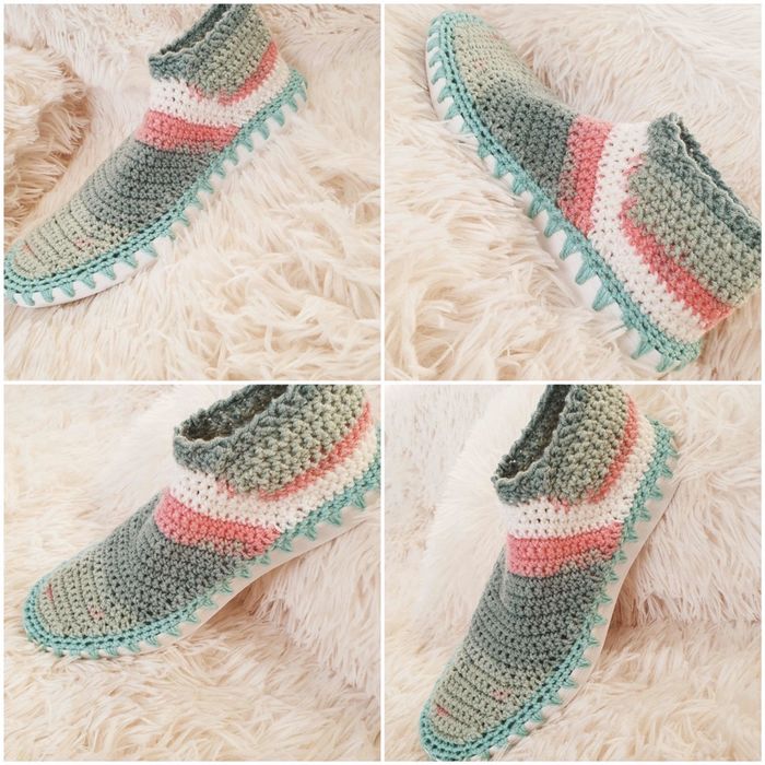 Pantofi / balerini croșetati manual!