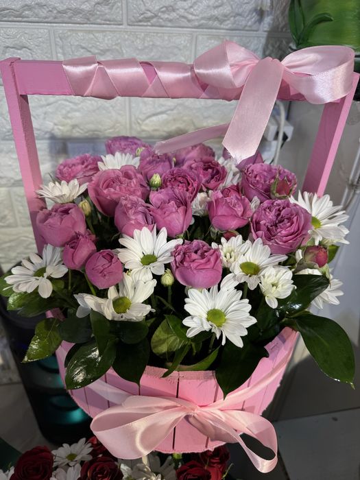 Gullar savatli gullar xamyonbop