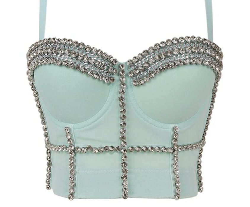 Top bustiera cu model sau fara