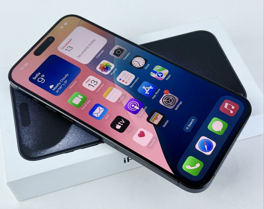 Apple iPhone 15 Pro Max 512GB Black Отличен! Гаранция!