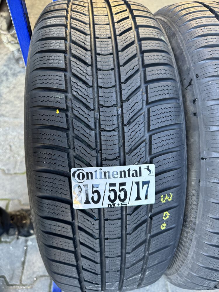 215/55/17 continental m+s